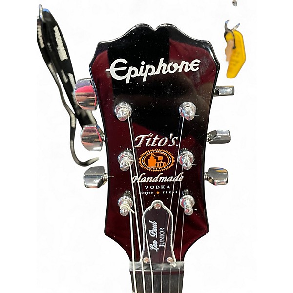 Used Epiphone LES PAUL JR TITO BURST Solid Body Electric Guitar