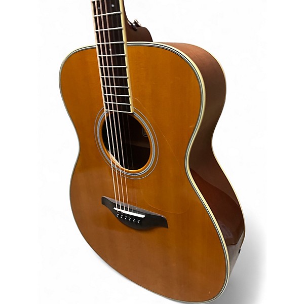 Used Yamaha FSTA TransAcoustic Concert Natural Acoustic Electric Guitar
