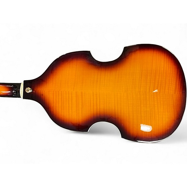 Used Hofner Hi Series B Bass 2 Tone Sunburst Electric Bass Guitar