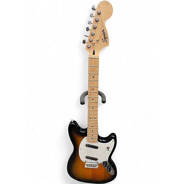 Used Squier Sonic Mustang 2 Tone Sunburst Solid Body Electric Guitar