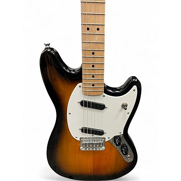 Used Squier Sonic Mustang 2 Tone Sunburst Solid Body Electric Guitar