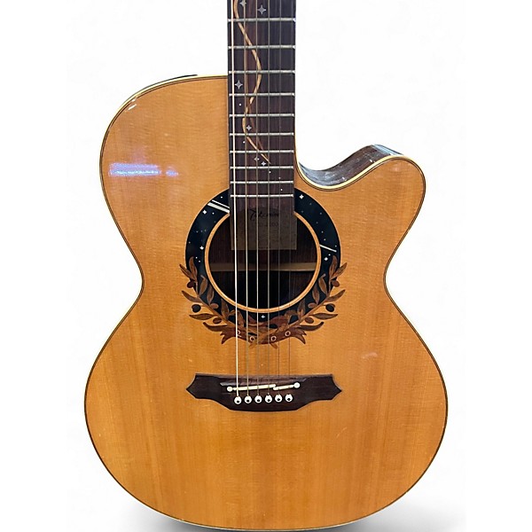 Used Takamine LTD2000 Natural Acoustic Electric Guitar