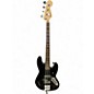 Used Squier Affinity Jazz Bass Black Electric Bass Guitar thumbnail