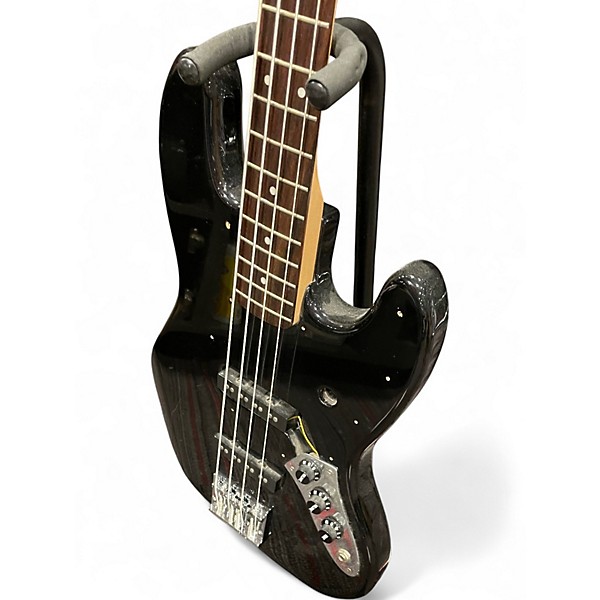 Used Squier Affinity Jazz Bass Black Electric Bass Guitar