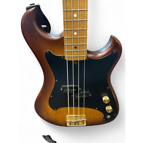 Vintage 1980s Electra Phoenix X-630 2 Color Sunburst Electric Bass Guitar
