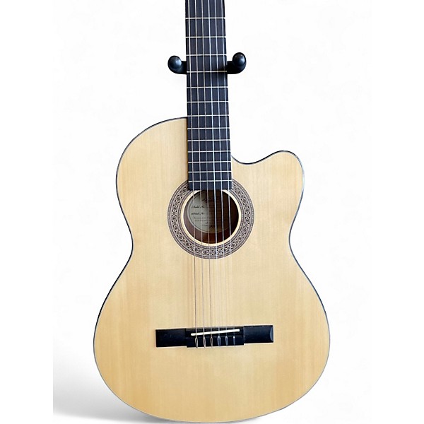 Used Lucero LC100CE Natural Classical Acoustic Electric Guitar