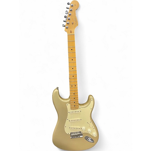 Used Fender 60th Anniversary American Standard Stratocaster Shoreline Gold Solid Body Electric Guitar