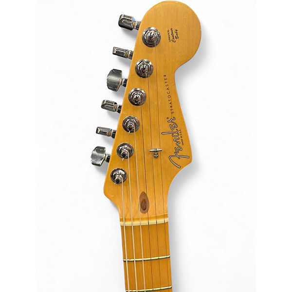 Used Fender 60th Anniversary American Standard Stratocaster Shoreline Gold Solid Body Electric Guitar