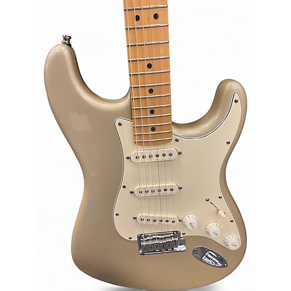 Used Fender 60th Anniversary American Standard Stratocaster Shoreline Gold Solid Body Electric Guitar