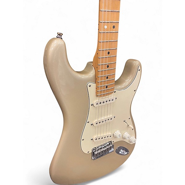 Used Fender 60th Anniversary American Standard Stratocaster Shoreline Gold Solid Body Electric Guitar
