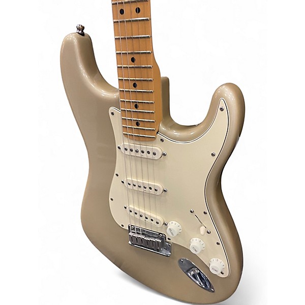 Used Fender 60th Anniversary American Standard Stratocaster Shoreline Gold Solid Body Electric Guitar