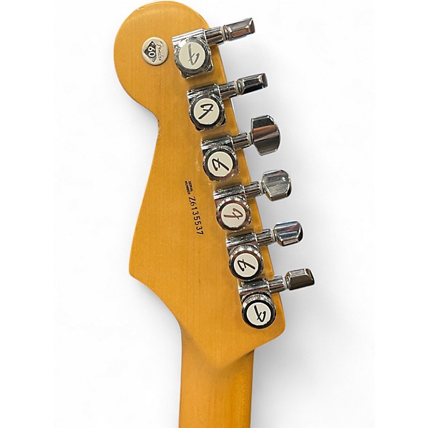Used Fender 60th Anniversary American Standard Stratocaster Shoreline Gold Solid Body Electric Guitar