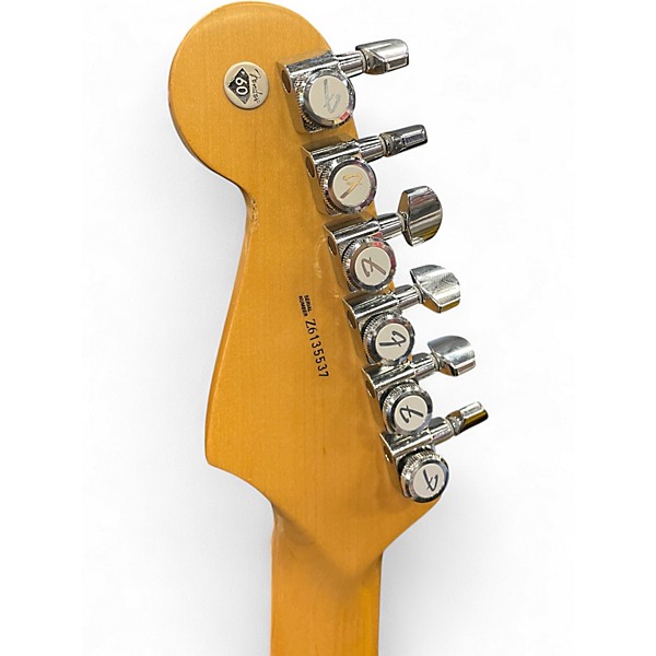 Used Fender 60th Anniversary American Standard Stratocaster Shoreline Gold Solid Body Electric Guitar