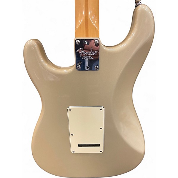 Used Fender 60th Anniversary American Standard Stratocaster Shoreline Gold Solid Body Electric Guitar