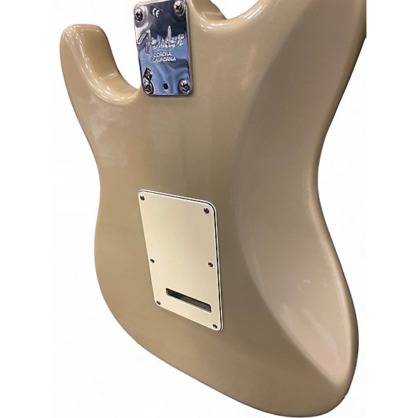 Used Fender 60th Anniversary American Standard Stratocaster Shoreline Gold Solid Body Electric Guitar