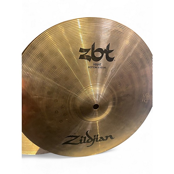 Used Zildjian 13in ZBT Hi Hat Pair Cymbal