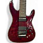 Used Schecter Guitar Research HELLRAISER-S Black Cherry Solid Body Electric Guitar