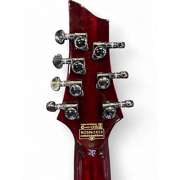 Used Schecter Guitar Research HELLRAISER-S Black Cherry Solid Body Electric Guitar