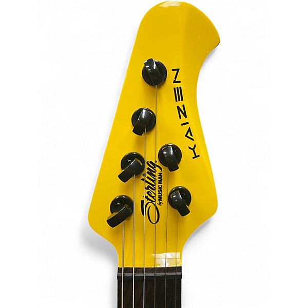 Used Sterling by Music Man KAIZEN YELLOW Solid Body Electric Guitar