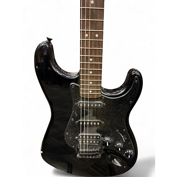 Used Squier Affinity Stratocaster Black Solid Body Electric Guitar