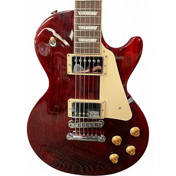 Used Gibson Les Paul Studio Cherry Solid Body Electric Guitar