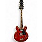 Vintage 1970s Epiphone EA250 TREM Trans Red Hollow Body Electric Guitar thumbnail