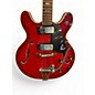 Vintage 1970s Epiphone EA250 TREM Trans Red Hollow Body Electric Guitar