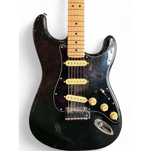 Used Fender Player Stratocaster Black Solid Body Electric Guitar