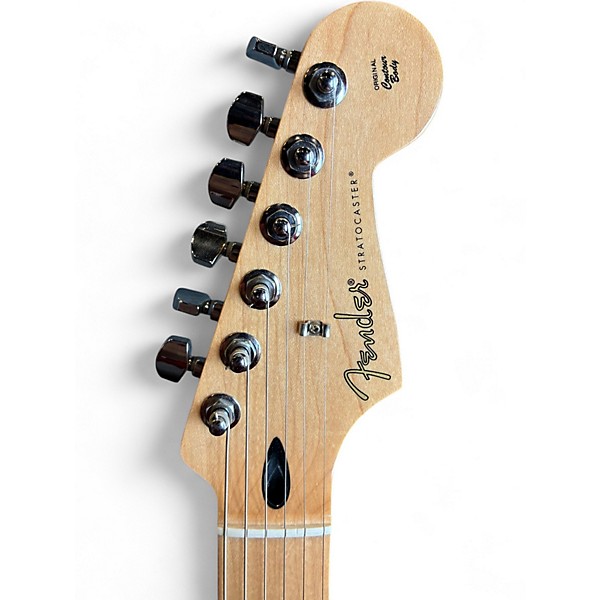 Used Fender Player Stratocaster Black Solid Body Electric Guitar