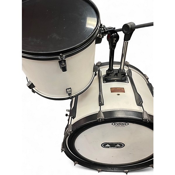 Used Pearl 3 Piece All Maple Shells White Drum Kit