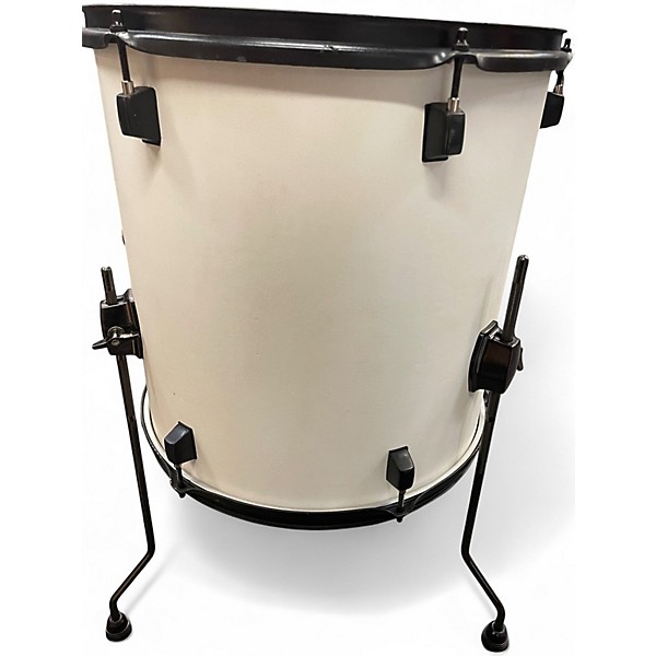 Used Pearl 3 Piece All Maple Shells White Drum Kit