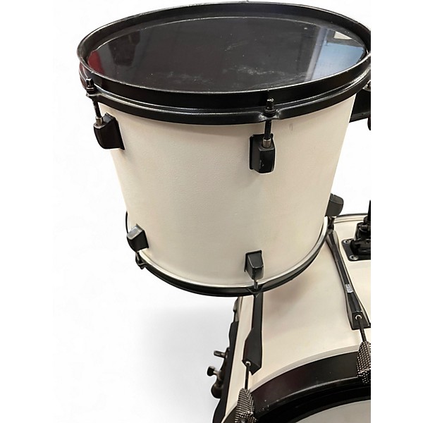 Used Pearl 3 Piece All Maple Shells White Drum Kit