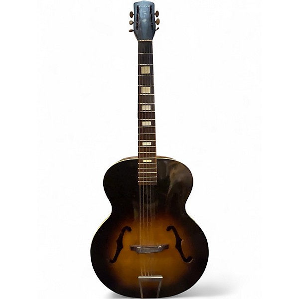Vintage 1960s Harmony Master H945 2 Color Sunburst Acoustic Guitar
