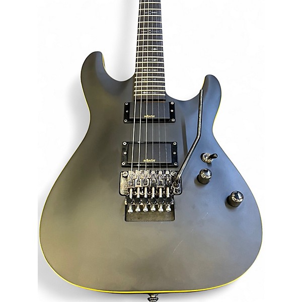 Used Schecter Guitar Research Demon 6 FR-S Aged Black Satin Solid Body Electric Guitar