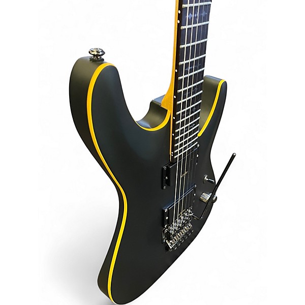 Used Schecter Guitar Research Demon 6 FR-S Aged Black Satin Solid Body Electric Guitar