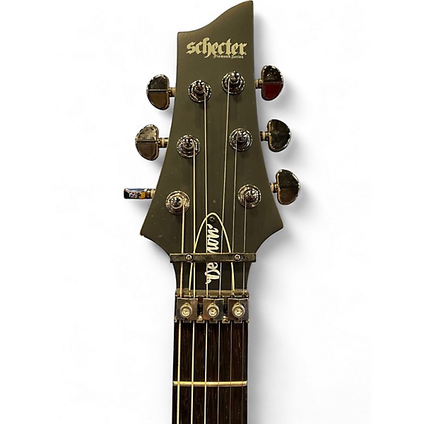 Used Schecter Guitar Research Demon 6 FR-S Aged Black Satin Solid Body Electric Guitar