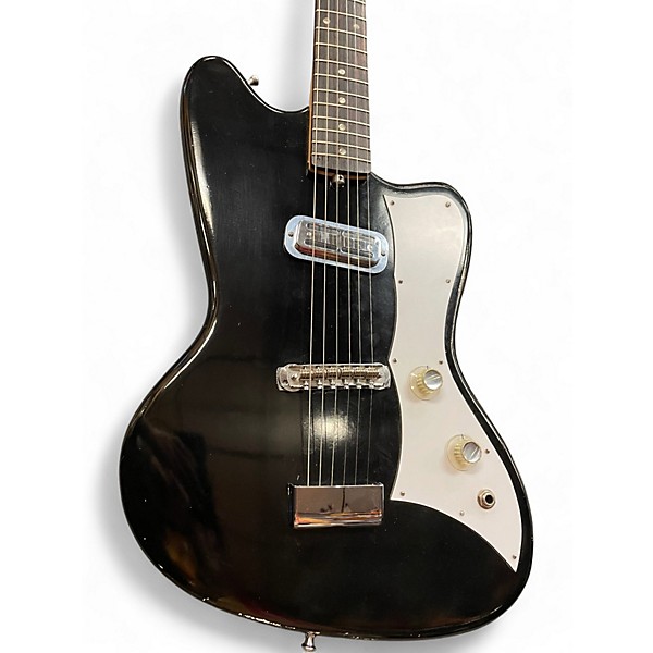 Vintage 1966 Deane 300 Black Solid Body Electric Guitar