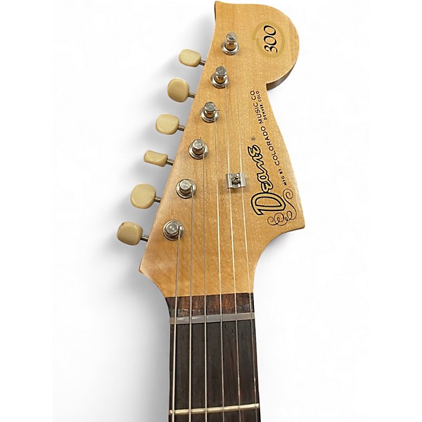 Vintage 1966 Deane 300 Black Solid Body Electric Guitar