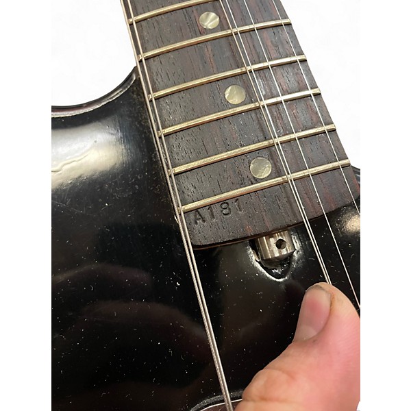Vintage 1966 Deane 300 Black Solid Body Electric Guitar