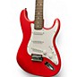 Used 2025 Squier stratocaster debut matte red Solid Body Electric Guitar