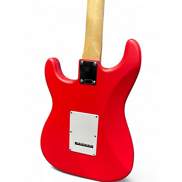 Used 2025 Squier stratocaster debut matte red Solid Body Electric Guitar