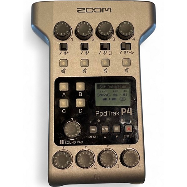 Used Zoom PodTrak 4 MultiTrack Recorder