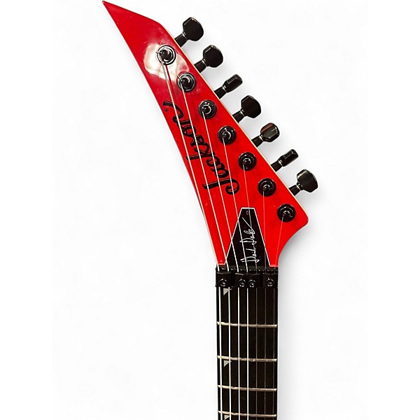 Used Jackson WR7 DAVE DAVIDSON RED Solid Body Electric Guitar