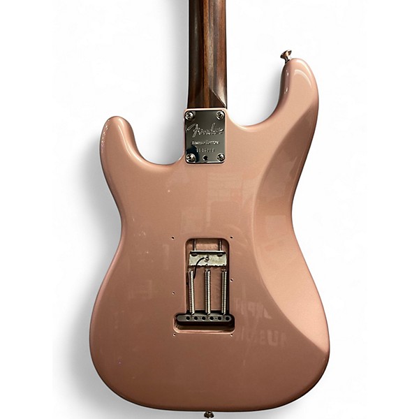 Used 2018 Fender LIMITED EDITION AMERICAN PROFESSIONAL STRATOCASTER HSS ROSE GOLD Solid Body Electric Guitar