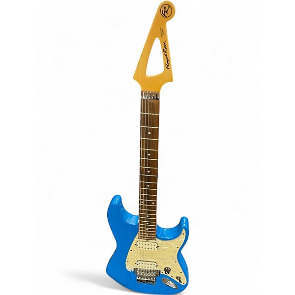 Used Floyd Rose discover series Blue Solid Body Electric Guitar