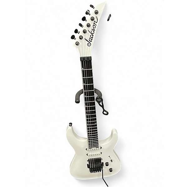 Used Jackson PRO PLUS SOLOIST SLA3 SNOW WHITE Solid Body Electric Guitar