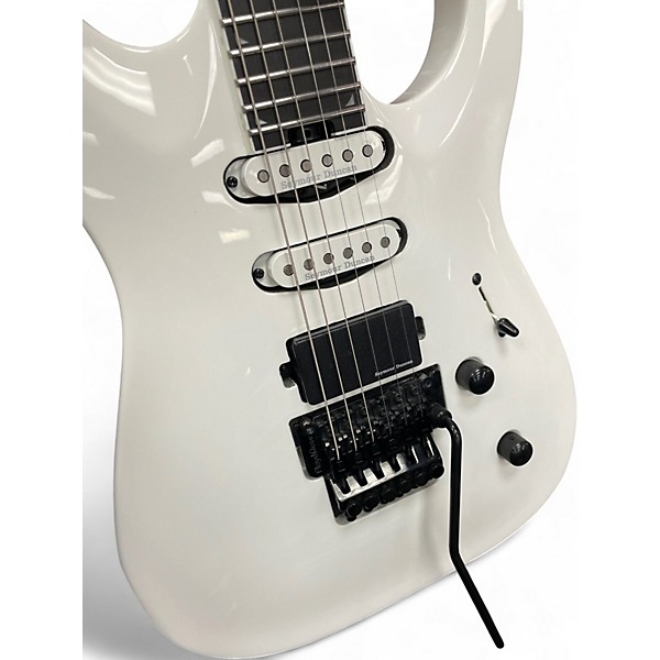 Used Jackson PRO PLUS SOLOIST SLA3 SNOW WHITE Solid Body Electric Guitar