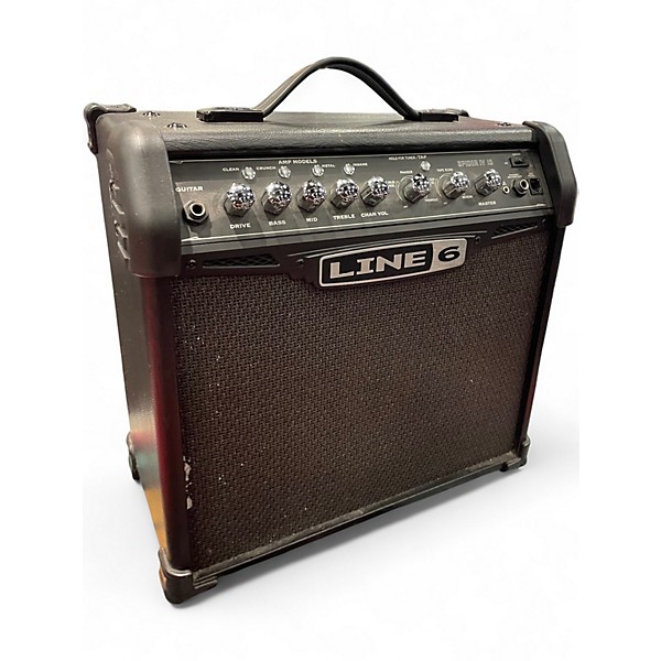 Used Line 6 Spider IV 15W 1X8 Guitar Combo Amp