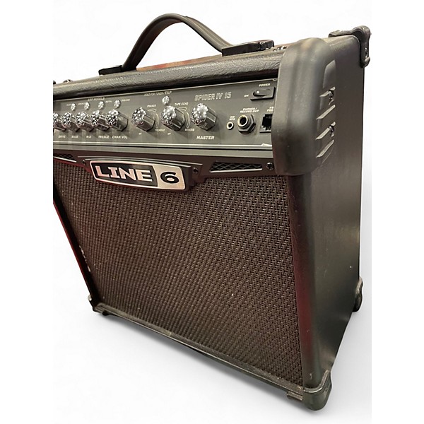 Used Line 6 Spider IV 15W 1X8 Guitar Combo Amp
