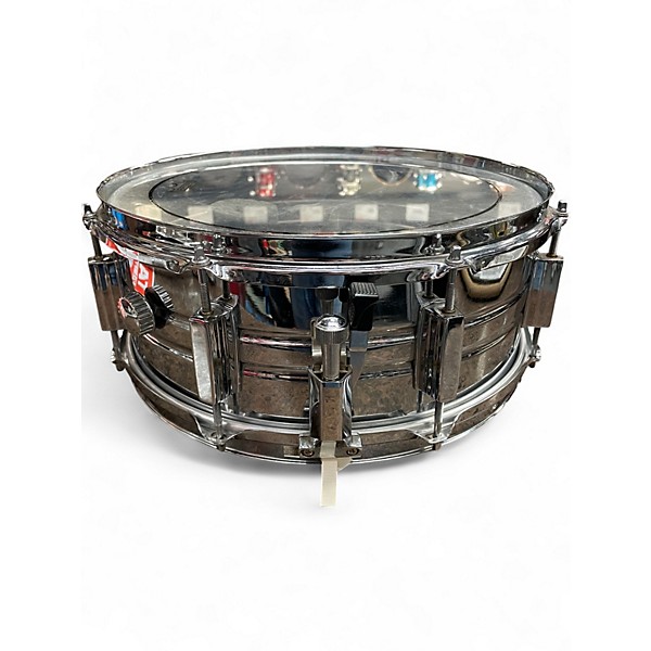 Used Vega Percussion 14X6.5 Snare Chrome Over Steel Drum